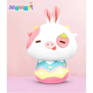 Mewaii Mushroom Family Rabbit Cow Kawaii Plush 8”